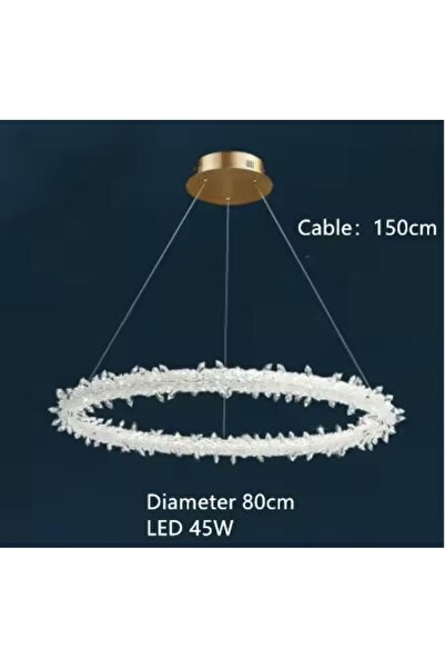 KARAZ Modern elegant chandelier, diameter 80 cm