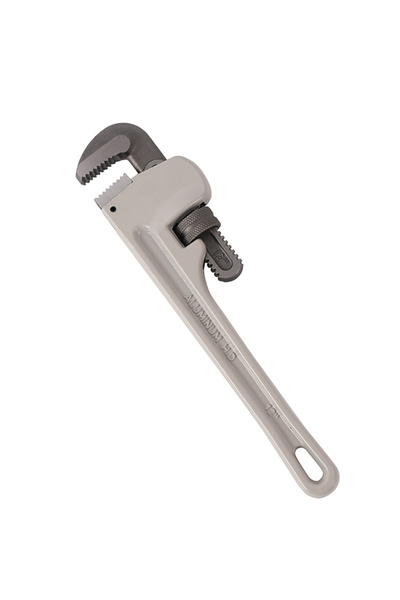 Lawazim Aluminum Pipe Wrench - 12 Inch Adjustable Jaw Heavy Duty Rust Resistant Plumbing Tool