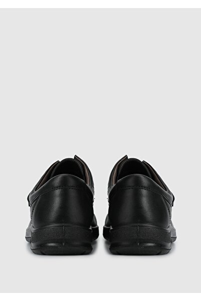 Eclipse Μαύρα Δερμάτινα Ανδρικά Παπούτσια