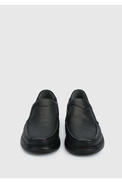 Eclipse Μαύρα Δερμάτινα Ανδρικά Παπούτσια