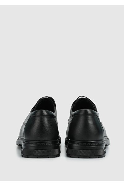 Eclipse Black Leather Men's Shoes