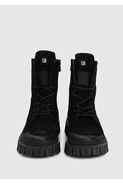 Provoq Siyah Deri Erkek Bot