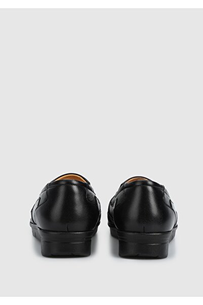 Eclipse Μαύρα δερμάτινα γυναικεία παπούτσια