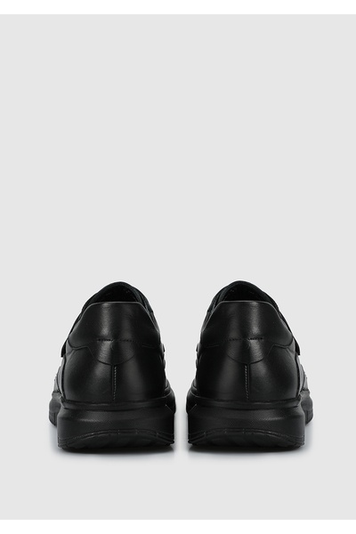 Eclipse Siyah Deri Erkek Ayakkabı