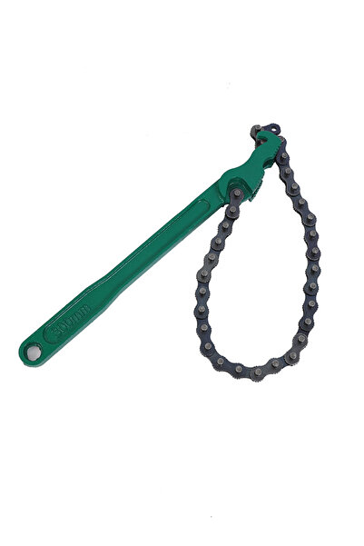 Lawazim Oil Filter Wrench - 12 Inch Chain Type Adjustable Wrench for Oil Filter Removal