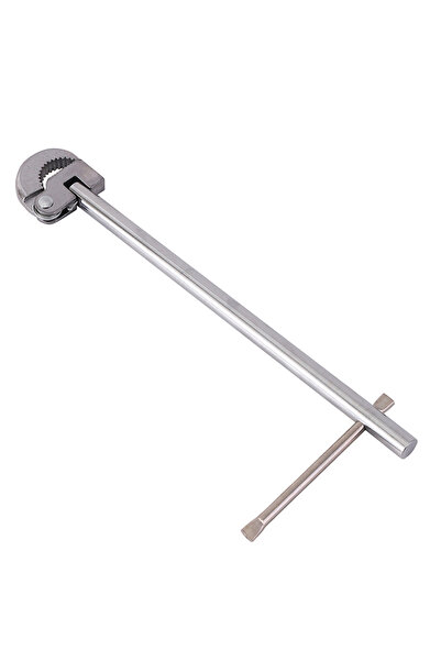 Lawazim Basin Wrench - Durable Steel T-Handle Adjustable Pipe Wrench for Faucet and Plumbing