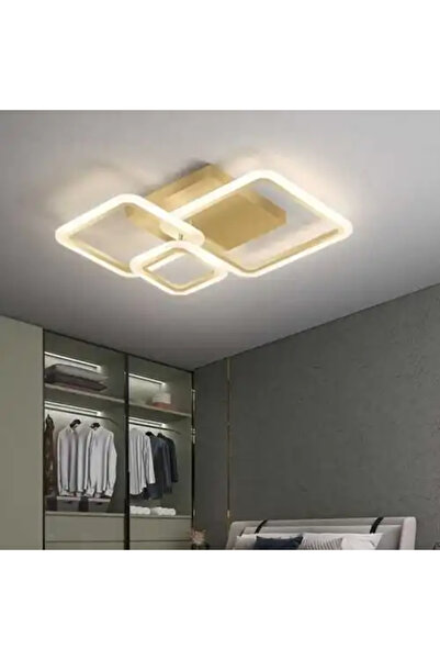 LED CONCEPT Lustra LED smart cu telecomanda si trei tipuri de lumina, asimetr...