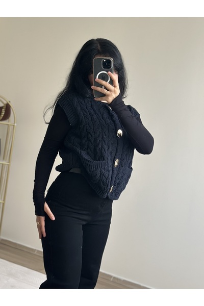 YELZEY BUTİK Золота жилетка