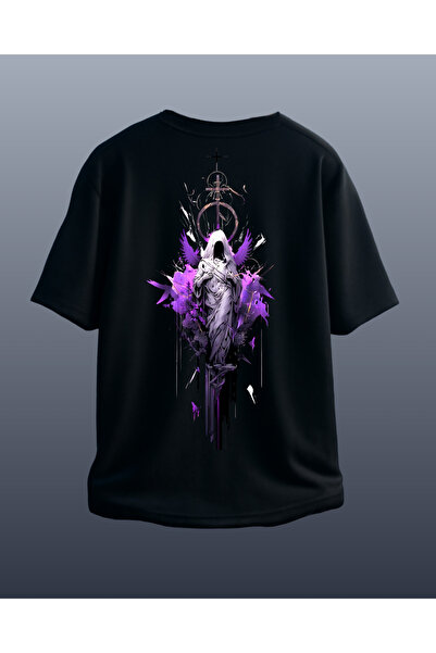 Zikuv Unisex Bărbați/Femei Special cu imprimeu supradimensionat Bumbac guler ...