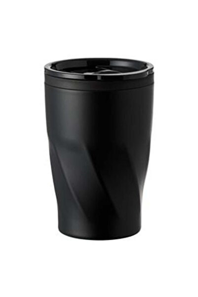 OEM Metallic Black Thermos Cup & Lid 350 ml