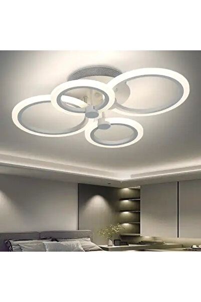 LED CONCEPT LED chandelier with three types of light, remote control, adjustable intensity, 72W, 50x40x10cm