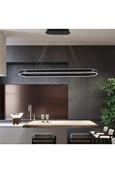 LED CONCEPT LED chandelier with three types of light, remote control, adjustable intensity, 120W, 80x30x100cm