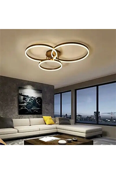 LED CONCEPT Lustra LED smart cu telecomanda si trei tipuri de lumina, rotunda...