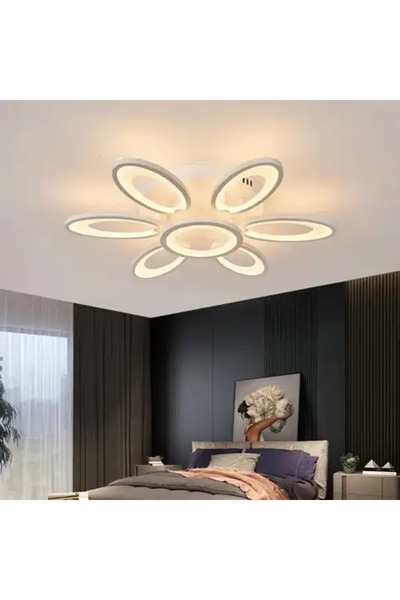 LED CONCEPT LED chandelier with three types of light, remote control, adjustable intensity, 156W, 60x60x10cm