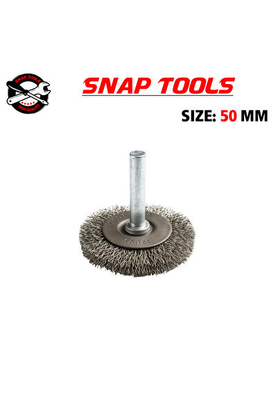 SNAP TOOLS 50mm Stainless Steel Disc Brush