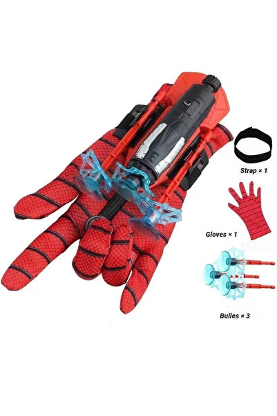 Primo Plus Ultimate Spiderman Gloves With Disc Launcher
