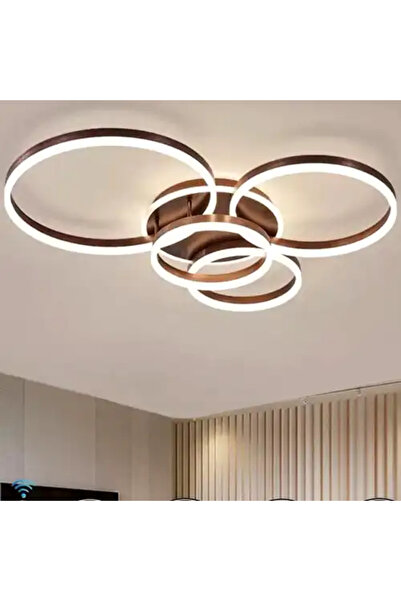 LED CONCEPT Lustra LED smart cu telecomanda si trei tipuri de lumina, rotunda...