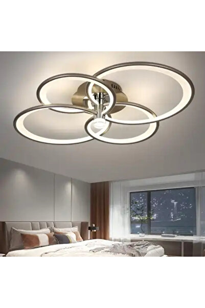 LED CONCEPT Lustra LED smart cu telecomanda si trei tipuri de lumina, rotunda...