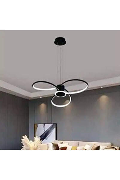 LED CONCEPT LED chandelier with three types of light, remote control, adjustable intensity, 84W, 70x70x100cm
