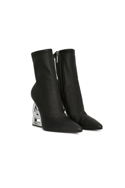 Dolce&Gabbana ANKLE BOOTS WOMEN LEATHER BLACK