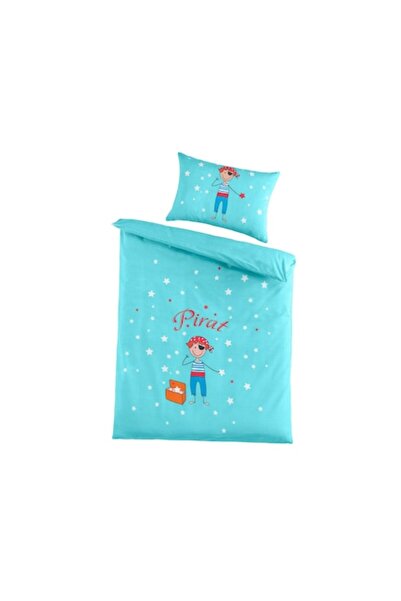 OEM Children's Bedding Set, 100 x 135 cm + 40 x 60 cm, Basatex, Pirate Model