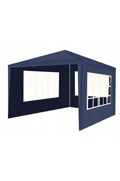 Selgot Garden pavilion, 3 x 3 x 2.5 m, with 3 side walls, blue