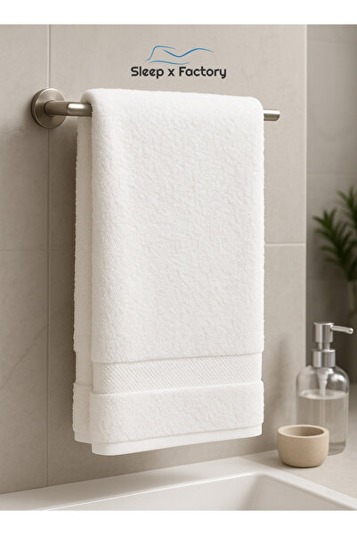 Sleep x Factory Hand Towel – 100% Cotton, Soft & Absorbent – 50x80 cm