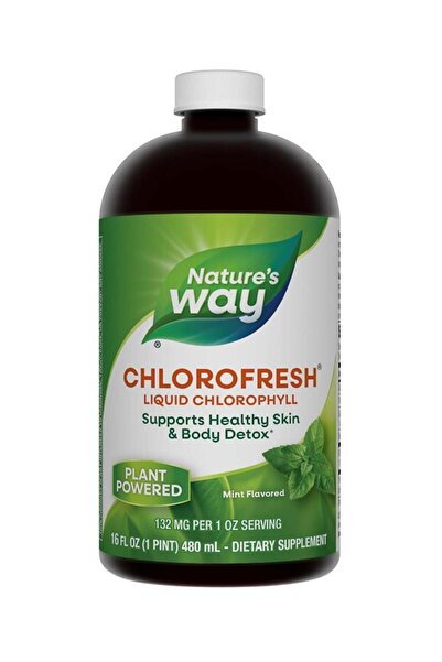 Nature's Way كلوروفريش سائل كلوروفيل بنكهة النعناع ١٦ أونصة سائلة