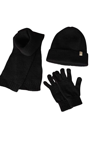 Kitti Set de 3 piese pentru copii unisex de 4-8 ani, eșarfă, beretă, mănuși