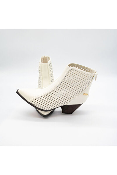 Liu Jo - White Cowboy-Style Boots - Leather