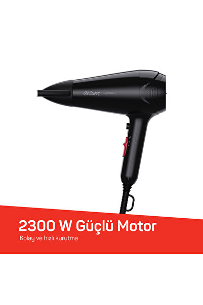Arzum Hairstar Saç Kurutma Makinesi - Siyah - AR5113