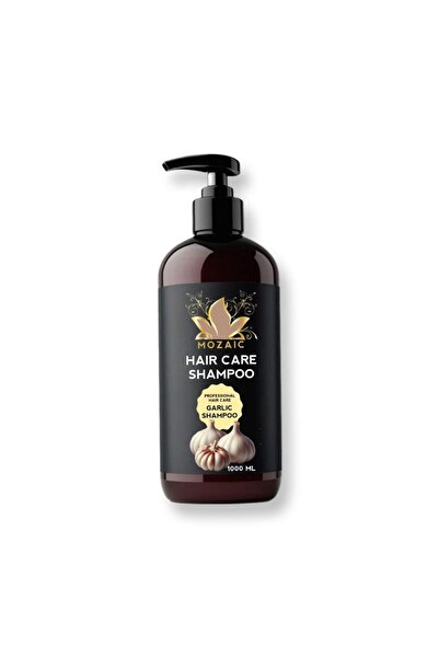 MOZAİC Garlic Shampoo 1000 ml - Regeneration, Stops hair loss