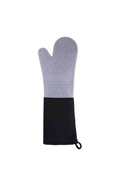 MOSTAFA Long oven glove, silicone fabric, cotton inside