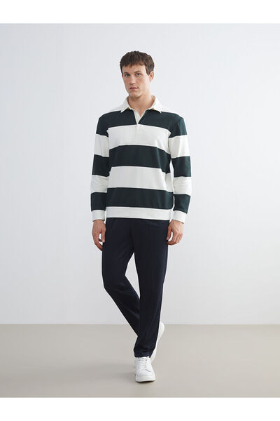 LC Waikiki Özmarka Yeni Sezon Polo Yaka Erkek Sweatshirt