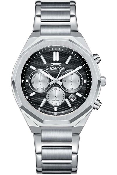 Slazenger SL.09.2503.2.01 Erkek Kol Saati | Çelik Güç, Siyah Sportif Şıklık