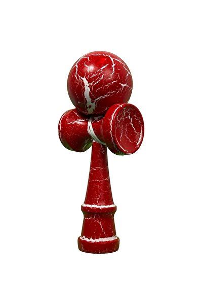 LEIBOO Kendama, Profesionala-Mare, Gradient Model, Crack - Red