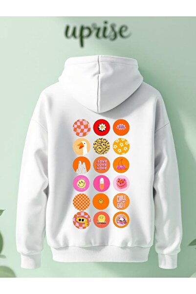 Vordevia Модни суичъри с трислоен памук и печат на гърба