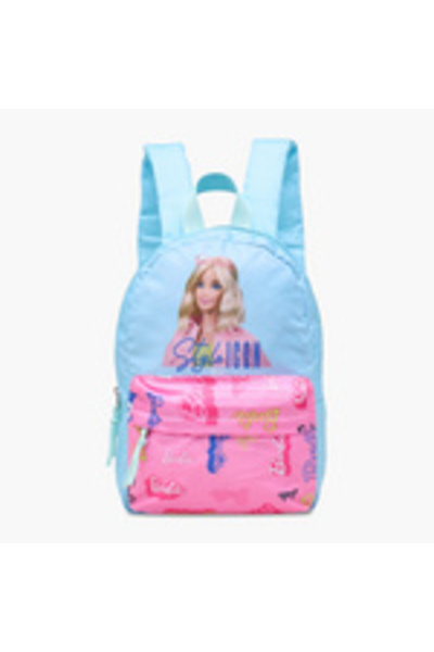 Barbie School Backpack with Adjustable Shoulder Straps and Prints - 33 x 25 x 10 cm