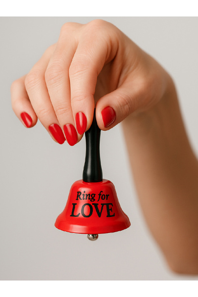 moryconcept Clopoțel de mână mic din metal |   Clopoțel și breloc colorați pe...