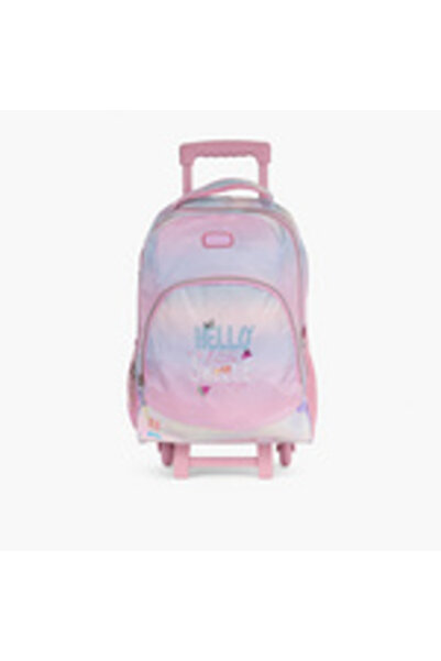 BOZ Soft Trolley Bag 18 Inches with Retractable Handle and Gradient Color by