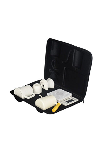 Primo Plus V60 Coffee Drip Set With Tool Case White