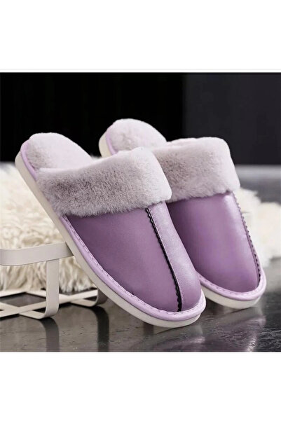 1way حذاء منزلي مبطن بالفرو