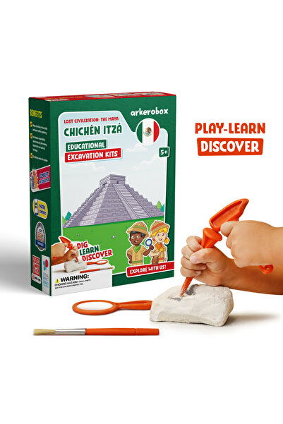 arkerebox Set arheologic educațional și puzzle 3D, Chichen Itza