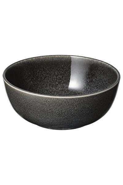 IKEA GLADELIG وعاء، رمادي غامق، 14 سم