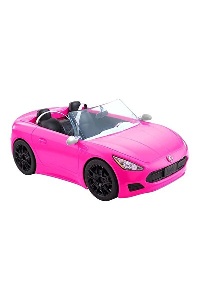 Barbie Pink Convertible 2-Seater Vehicle with Rolling Wheels, for 3 to 7 Year Olds