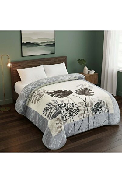 ROYAL KING Luxury Ultra-Soft King Size Blanket – 100% Polyester Cozy Comforter | Premium Leaf Desi