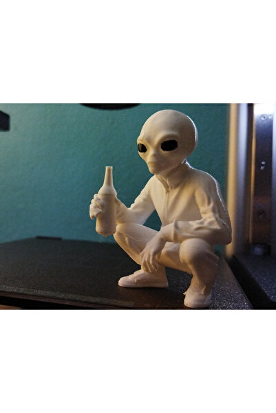 TSC Dinlenen Uzaylı Minik 7CM Beyaz Renk Oyuncak