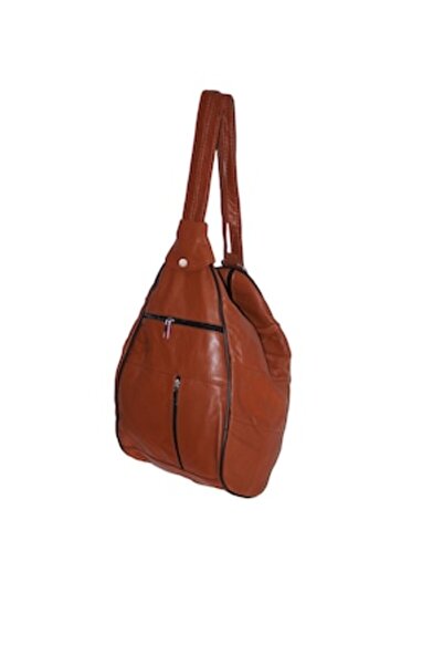 Dazoriginal Women's Backpack, Dazoriginal, 2 in 1, Leather, Copper, 23 x 43 x 16 cm