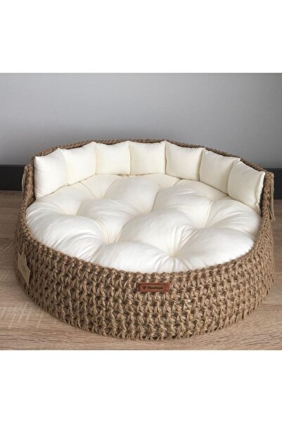 AboutThePerfect Haki Hasır Yastık Yatak, 21 cm yüksekliğinde, konforlu ve şık...