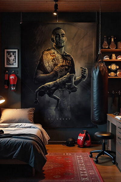 FG Store Tony Ferguson Temalı Dijital Baskılı Duvar Örtüsü Duvar Halısı